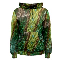 Colorful Chameleon Skin Texture Women s Pullover Hoodie by Simbadda