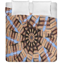 Manipulated Reality Of A Building Picture Duvet Cover Double Side (California King Size)