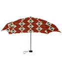 Triangle Arrow Plaid Red Mini Folding Umbrellas View3