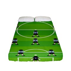 Soccer Field Football Sport Fitted Sheet (full/ Double Size) by Alisyart