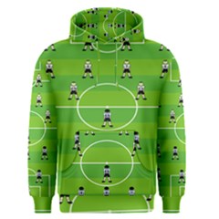 Soccer Field Football Sport Men s Pullover Hoodie by Alisyart