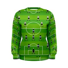 Soccer Field Football Sport Women s Sweatshirt by Alisyart