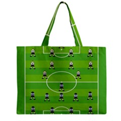 Soccer Field Football Sport Zipper Mini Tote Bag by Alisyart