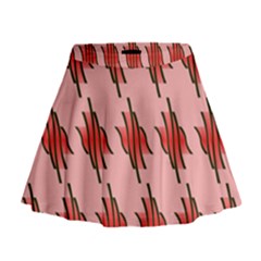 Variant Red Line Mini Flare Skirt by Alisyart