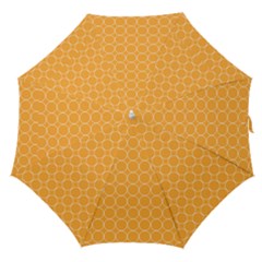 Yellow Circles Straight Umbrellas