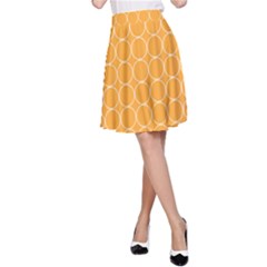 Yellow Circles A-line Skirt by Alisyart