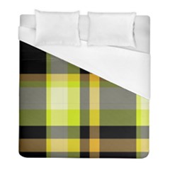 Tartan Pattern Background Fabric Design Duvet Cover (Full/ Double Size)