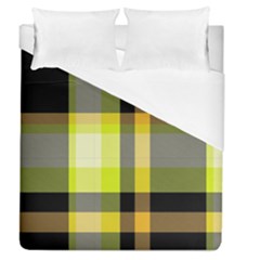 Tartan Pattern Background Fabric Design Duvet Cover (Queen Size)