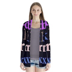 Alphabet Letters Colorful Polka Dots Letters In Lower Case Cardigans by Simbadda