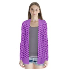 Abstract Lines Background Pattern Cardigans