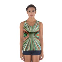 Colorful Spheric Background Women s Sport Tank Top  by Simbadda