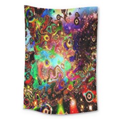 Alien World Digital Computer Graphic Large Tapestry by Simbadda