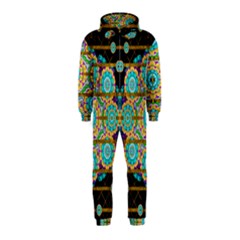 Gold Silver And Bloom Mandala Hooded Jumpsuit (kids)