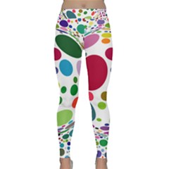 Color Ball Classic Yoga Leggings by Mariart