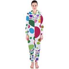 Color Ball Hooded Jumpsuit (ladies) 
