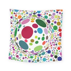 Color Ball Square Tapestry (small) by Mariart