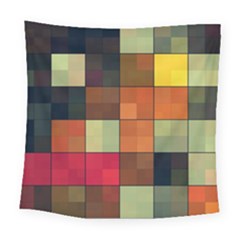 Background With Color Layered Tiling Square Tapestry (large) by Simbadda