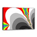 Background Image With Color Shapes Canvas 18  x 12  View1