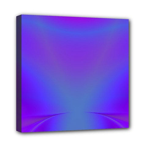 Violet Fractal Background Mini Canvas 8  X 8  by Simbadda