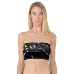 Colorful Spiders For Your Dark Halloween Projects Bandeau Top by Simbadda