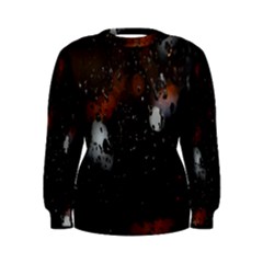 Lights And Drops While On The Road Women s Sweatshirt by Simbadda