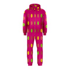 Polka Dots  Hooded Jumpsuit (kids) by Valentinaart