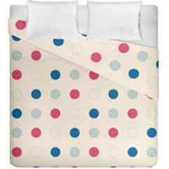 Polka Dots  Duvet Cover Double Side (king Size) by Valentinaart