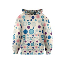 Polka Dots Kids  Pullover Hoodie by Valentinaart