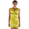 Polka dots Wrap Front Bodycon Dress View1