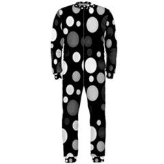 Polka Dots Onepiece Jumpsuit (men)  by Valentinaart