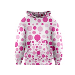 Polka Dots Kids  Pullover Hoodie by Valentinaart