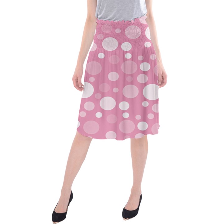 Polka dots Midi Beach Skirt