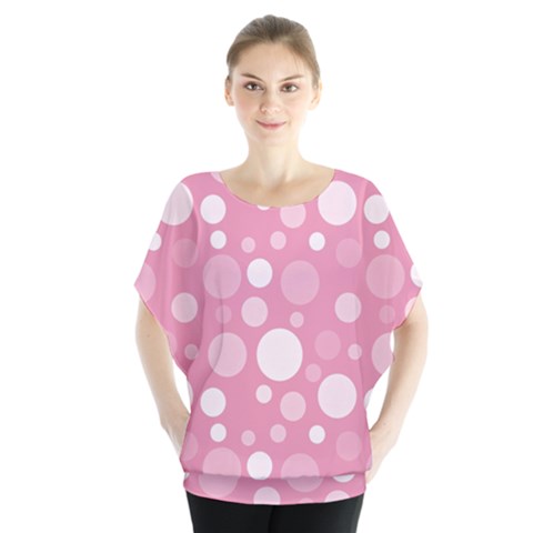 Polka Dots Blouse by Valentinaart