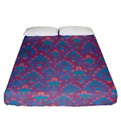 Pattern Fitted Sheet (Queen Size)