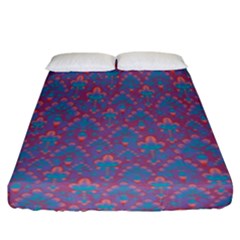 Pattern Fitted Sheet (California King Size)