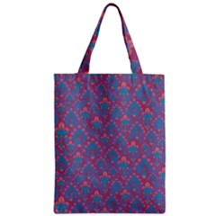 Pattern Zipper Classic Tote Bag by Valentinaart