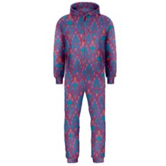 Pattern Hooded Jumpsuit (Men) 