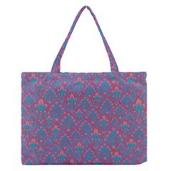 Pattern Medium Zipper Tote Bag by Valentinaart
