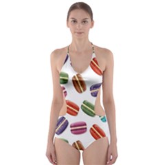 Macaroons  Cut-out One Piece Swimsuit by Valentinaart