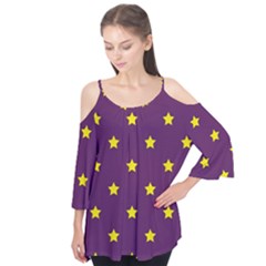 Stars Pattern Flutter Tees