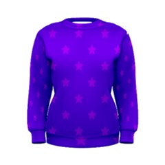 Stars Pattern Women s Sweatshirt by Valentinaart
