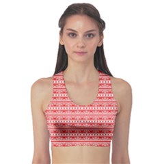 Pattern Sports Bra by Valentinaart