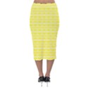 Pattern Velvet Midi Pencil Skirt View2