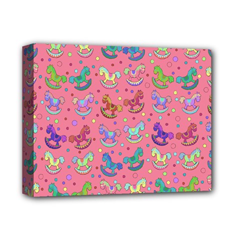 Toys pattern Deluxe Canvas 14  x 11 