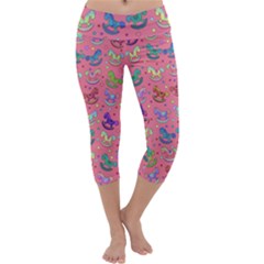 Toys pattern Capri Yoga Leggings