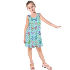 Toys Pattern Kids  Sleeveless Dress by Valentinaart