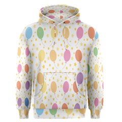 Balloon Star Rainbow Men s Pullover Hoodie by Mariart