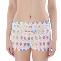 Balloon Star Rainbow Boyleg Bikini Wrap Bottoms by Mariart