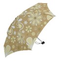 Flower Floral Star Sunflower Grey Mini Folding Umbrellas View2