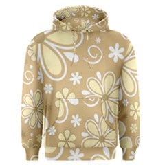 Flower Floral Star Sunflower Grey Men s Pullover Hoodie by Mariart